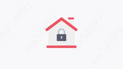 图片素材-008-住宅house扁平卡通安全元素图标