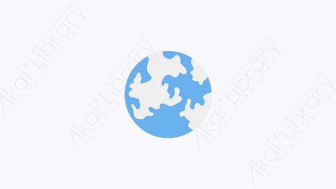 图片素材-009-地球earth扁平卡通空间元素图标