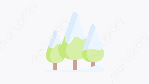 图片素材-009森林 forestMG卡通北极和南极的元素图标