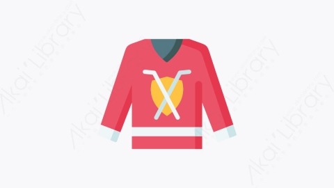 图片素材-009冰球球衣 hockey jerseyMG卡通曲棍球元素图标
