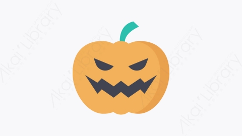 图片素材-009-南瓜pumpkin扁平卡通万圣节元素图标