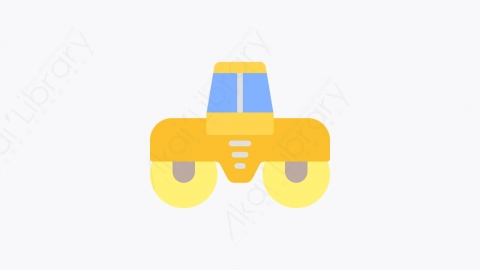 图片素材-009_轮式拖拉机_roller_tractor