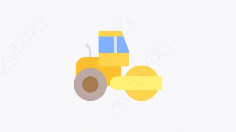 图片素材-010_轮式拖拉机_roller_tractor