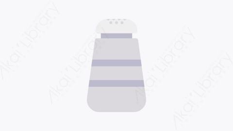 图片素材-010-盐瓶salt_shaker扁平卡通烹饪元素图标