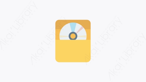 图片素材-011-光盘compact_disc卡通扁平家用设备和电器元素图标