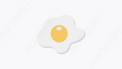 图片素材-011-鸡蛋egg扁平卡通烹饪元素图标