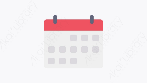 图片素材-012-日历calendar卡通扁平商务办公业务元素图标