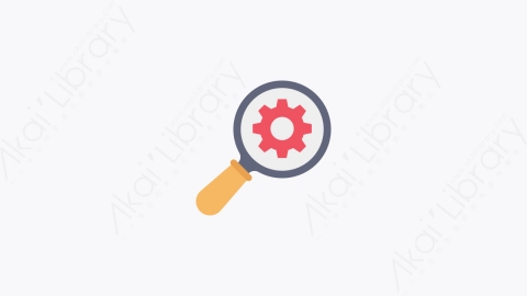 图片素材-013-放大镜magnifying_glass扁平卡通Seo和Web网页设计元素图标
