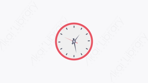 图片素材-014-时钟clock扁平卡通家电元素图标
