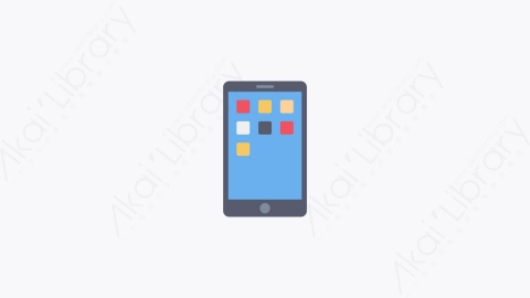 图片素材-015-移动电话mobile_phone扁平卡通Seo和Web网页设计元素图标
