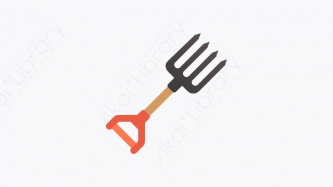 图片素材-015_干草叉_pitchfork