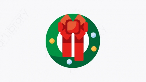 图片素材-016-圣诞花环christmas_wreath