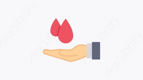 图片素材-017-血滴blood_drop卡通扁平医学医疗献血元素图标