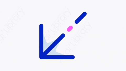 图片素材-017_对角线箭头_diagonal_arrow