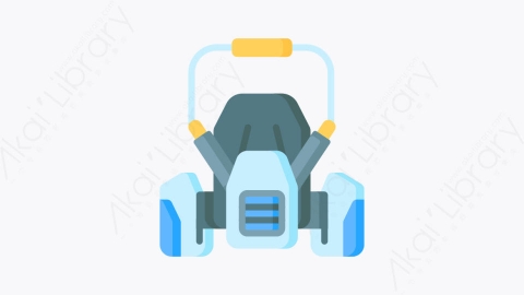 图片素材-017口罩 respirator maskMG卡通制造元素图标