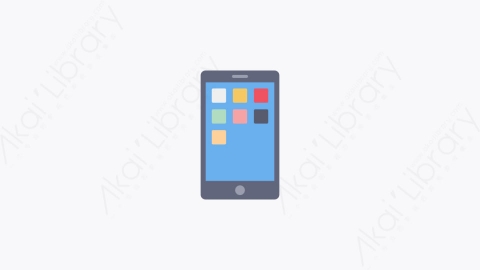 图片素材-017-智能手机smartphone扁平卡通娱乐元素图标