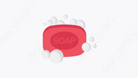 图片素材-017-肥皂soap扁平卡通客房部元素图标