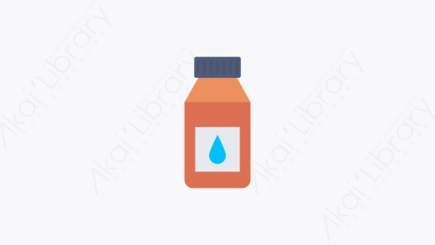 图片素材-018-化学品chemicals卡通扁平实验室科学教育元素图标