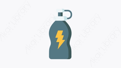 图片素材-019能量饮料 energy drinkMG卡通曲棍球元素图标