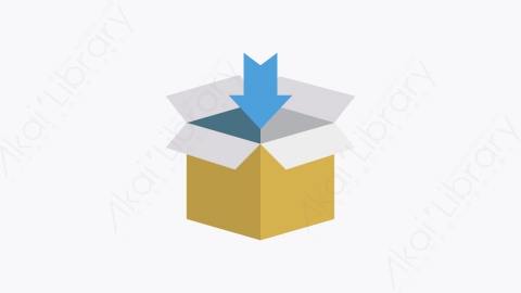 图片素材-0020-箱子box卡通扁平数字营销元素图标