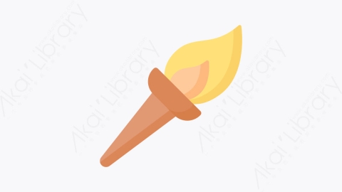 图片素材-020火炬torchMG卡通中世纪元素图标