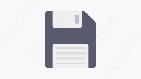 图片素材-021-软盘floppy_disk扁平卡通通信元素图标