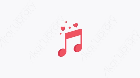 图片素材-021-浪漫音乐romantic_music卡通扁平情侣婚姻婚礼元素图标