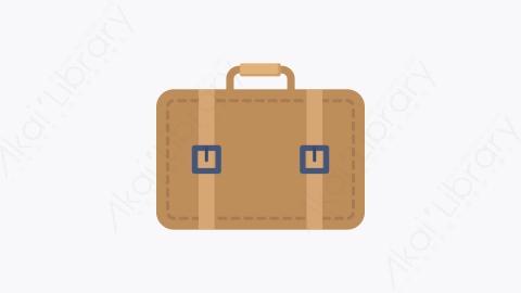 图片素材-021-旅行包travel_luggage扁平卡通旅行和假期元素图标