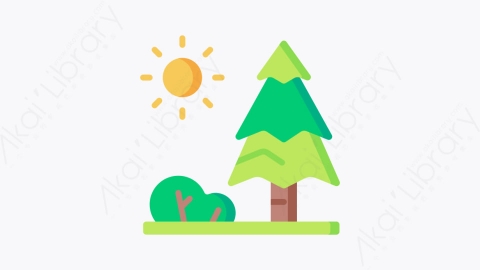 图片素材-023森林 forestMG卡通高尔夫元素图标
