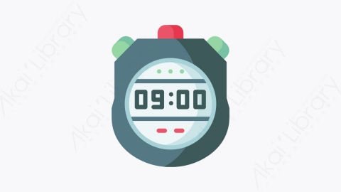 图片素材-023秒表 stopwatchMG卡通曲棍球元素图标