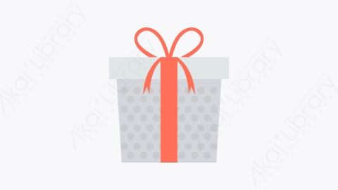 图片素材-024-礼品盒gift_box扁平卡通生日聚会元素图标