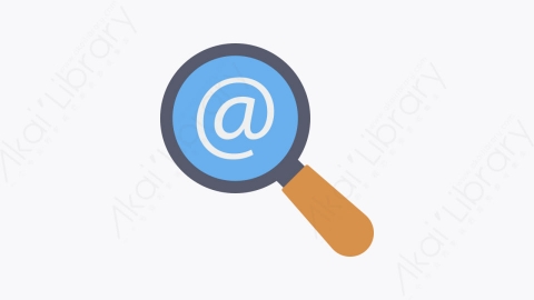 图片素材-024-搜索search扁平卡通数字营销元素图标