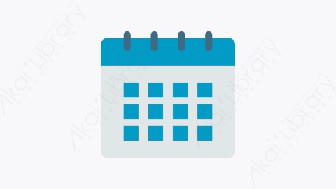 图片素材-025-日历calendar扁平卡通生日聚会元素图标