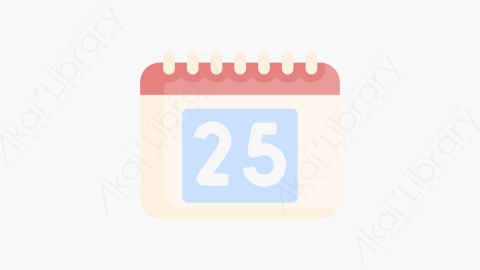 图片素材-025日历 calendarMG卡通圣诞节元素图标