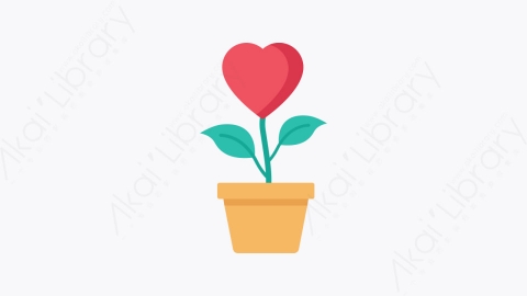 图片素材-025-植物培养罐plant_pot卡通扁平医疗慈善元素图标