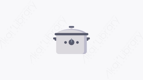图片素材-025-电饭煲rice_cooker扁平卡通家电元素图标