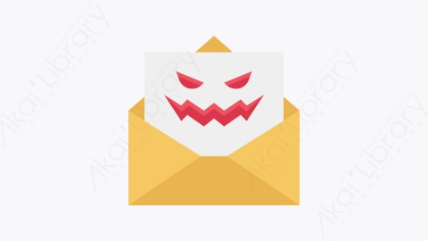图片素材-026-电子邮件email扁平卡通万圣节元素图标