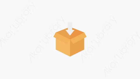 图片素材-026-打开接线盒open_box扁平卡通购物和电子商务元素图标