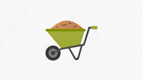 图片素材-027_独轮车_wheelbarrow