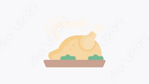 图片素材-029火鸡腿 turkey legMG卡通圣诞节元素图标
