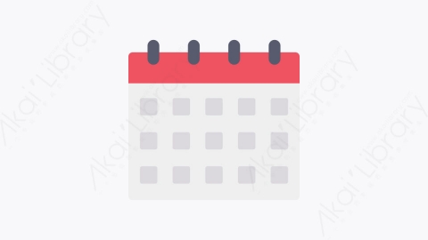 图片素材-030-日历calendar扁平卡通派对元素图标
