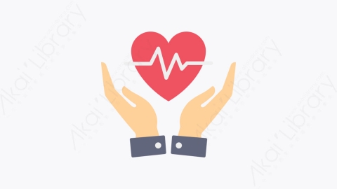 图片素材-030-心脏heart扁平卡通健康元素图标