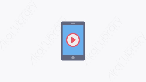 图片素材-030-智能手机smartphone扁平卡通娱乐元素图标