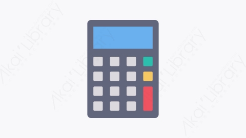 图片素材-031-计算器calculator扁平卡通数字营销元素图标