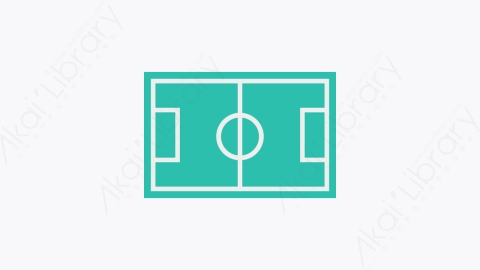 图片素材-031-足球场soccer_field扁平卡通城市生活元素图标
