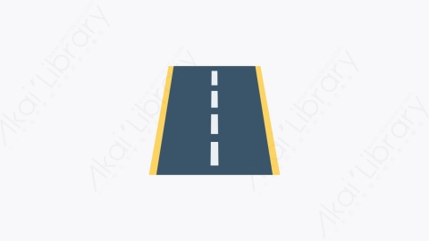 图片素材-033-高速公路highway卡通扁平机场元素图标