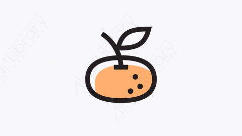 图片素材-034_橘子_tangerine