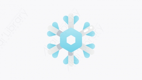 图片素材-035-雪花snowflake