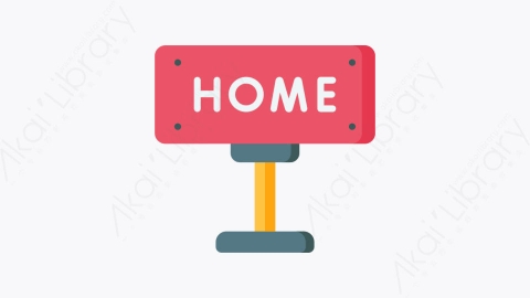 图片素材-038指示牌 homeMG卡通曲棍球元素图标