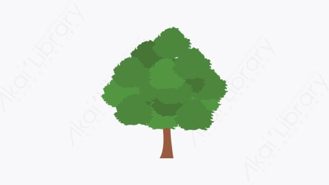 图片素材-038-树tree卡通扁平自然生态元素图标